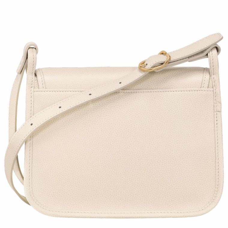 Longchamp Le Foulonné M Crossbody Bag Paper - Leather Leather Bags Women Paper - Image 4