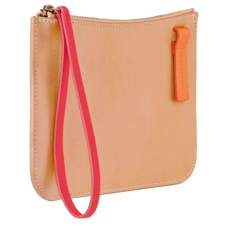 Longchamp Le Foulonné Pouch Vegetal - Leather Pouches & Cases Women Vegetal - Image 3