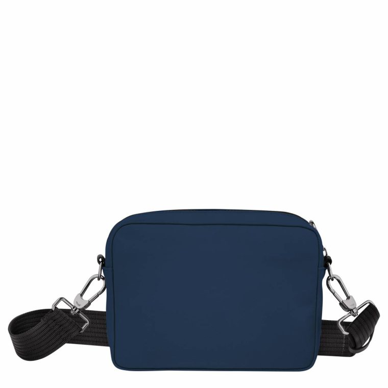 Longchamp Le Pliage Energy S Camera Bag Navy - Recycled Canvas Crossbody Bags Women Navy - Image 3