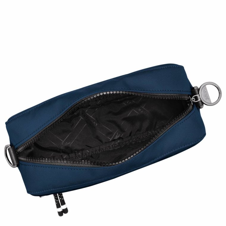 Longchamp Le Pliage Energy S Camera Bag Navy - Recycled Canvas Crossbody Bags Women Navy - Image 4