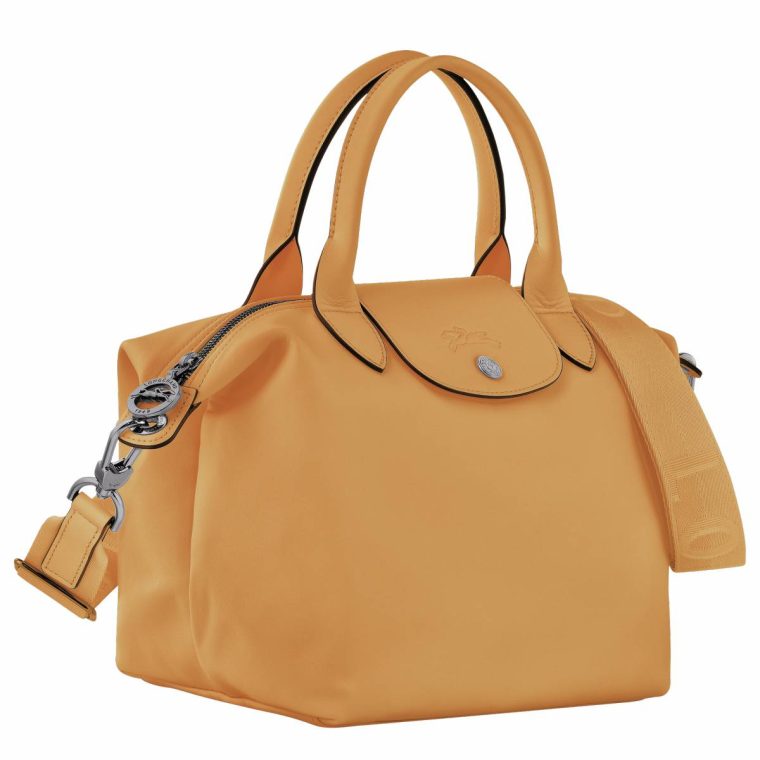 Longchamp Le Pliage Xtra S Handbag Honey - Leather Women Honey Leather Bags - Image 2