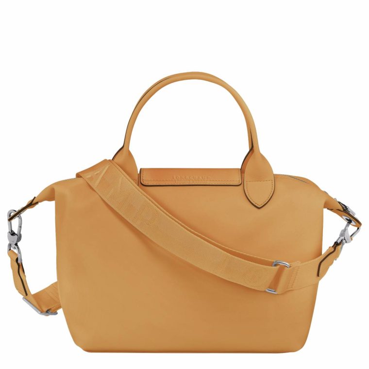 Longchamp Le Pliage Xtra S Handbag Honey - Leather Women Honey Leather Bags - Image 3