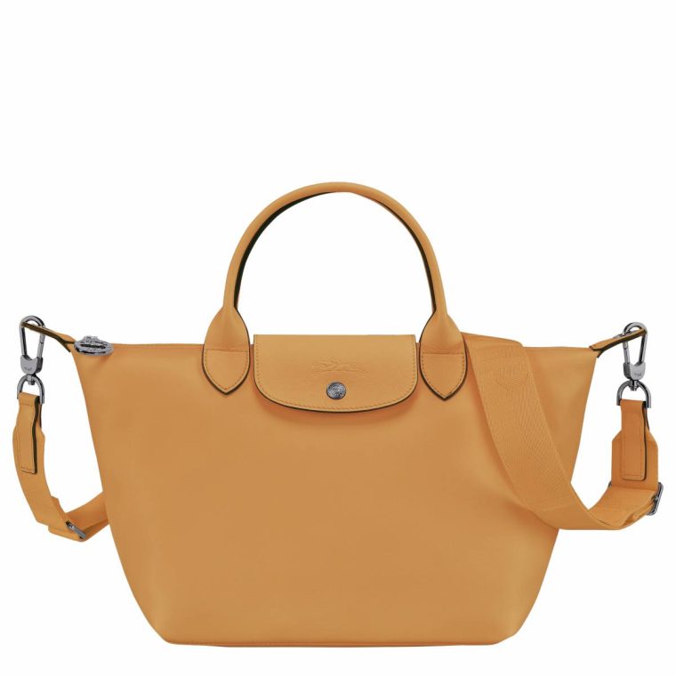 Longchamp Le Pliage Xtra S Handbag Honey - Leather Women Honey Leather Bags