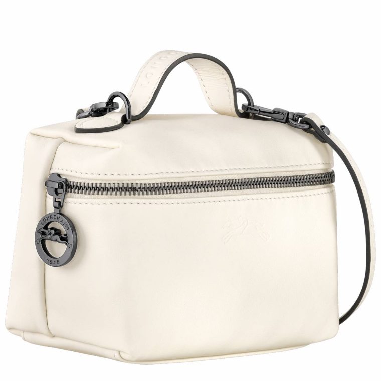 Longchamp Le Pliage Xtra Xs Vanity Ecru - Leather Leather Bags Women Ecru - Image 3