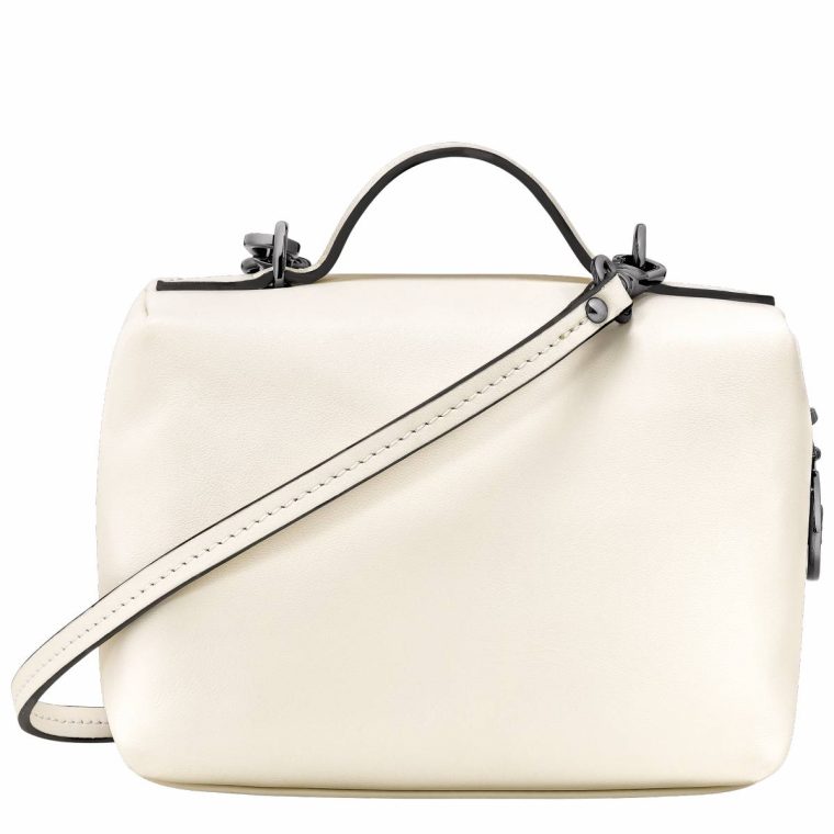 Longchamp Le Pliage Xtra Xs Vanity Ecru - Leather Leather Bags Women Ecru - Image 4