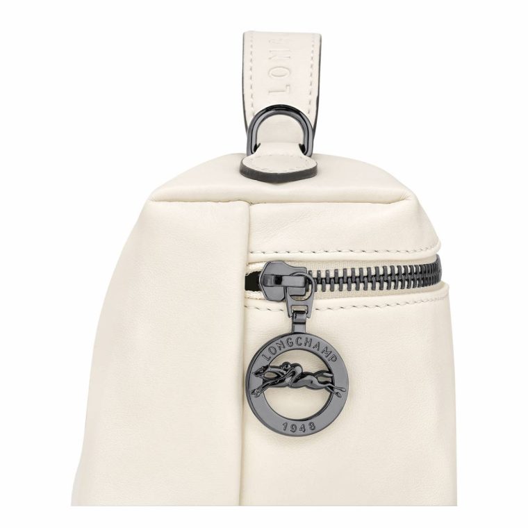 Longchamp Le Pliage Xtra Xs Vanity Ecru - Leather Leather Bags Women Ecru - Image 5