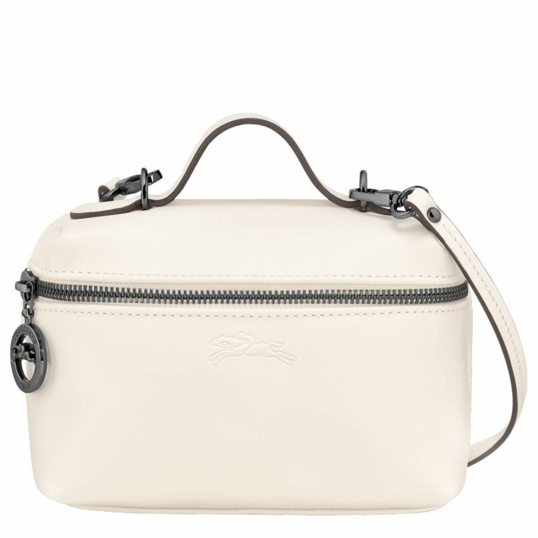 Longchamp Le Pliage Xtra Xs Vanity Ecru - Leather Leather Bags Women Ecru