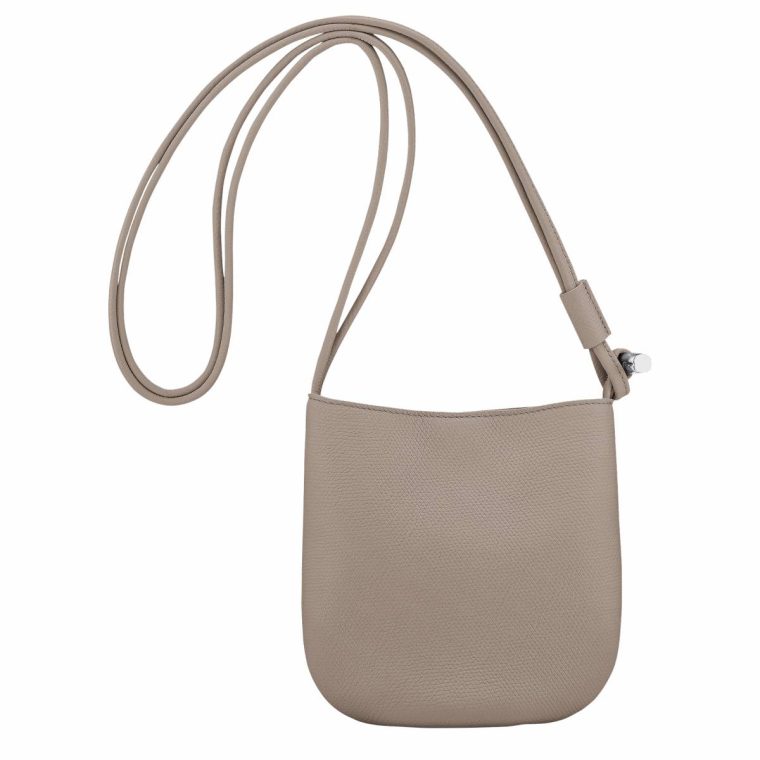 Longchamp Le Roseau S Crossbody Bag Clay - Leather Women Clay Leather Bags - Image 3