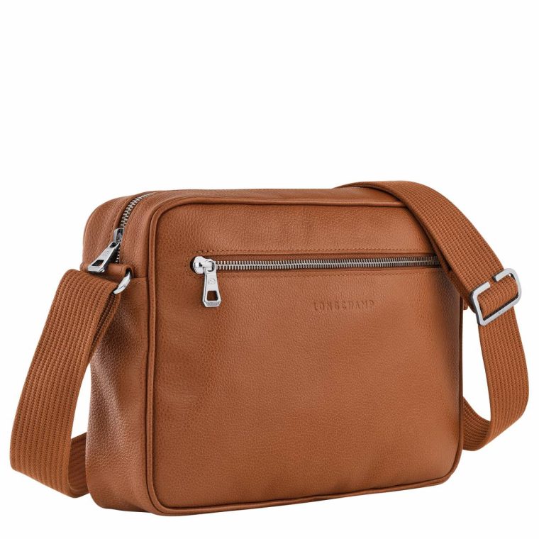 Longchamp Leather Bags Caramel Men Le Foulonné M Camera Bag Caramel - Leather - Image 3