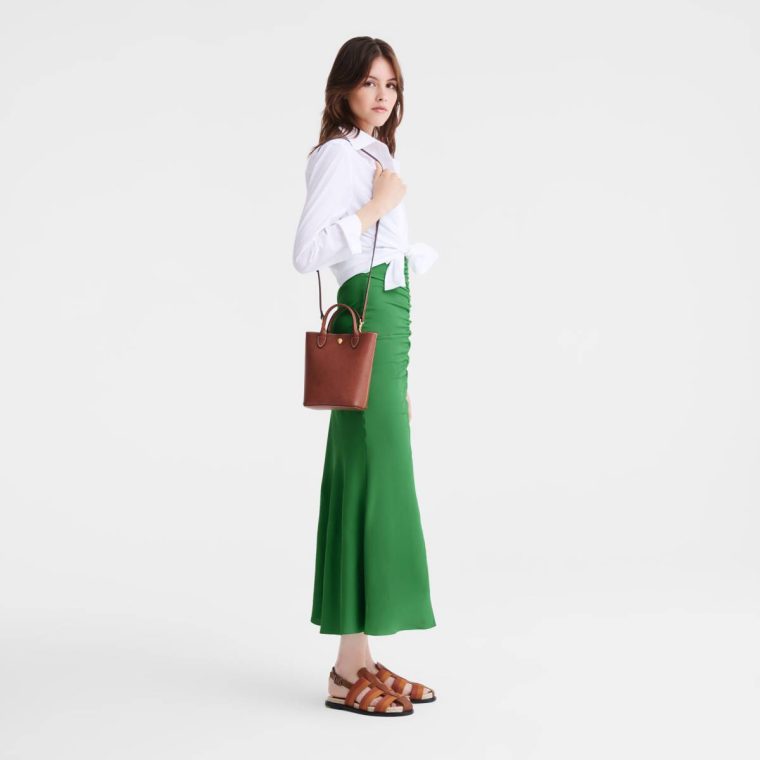 Longchamp Leather Bags Épure Xs Tote Bag Brown - Leather Women Brown - Image 2