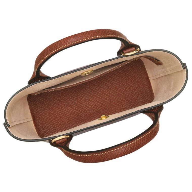 Longchamp Leather Bags Épure Xs Tote Bag Brown - Leather Women Brown - Image 5
