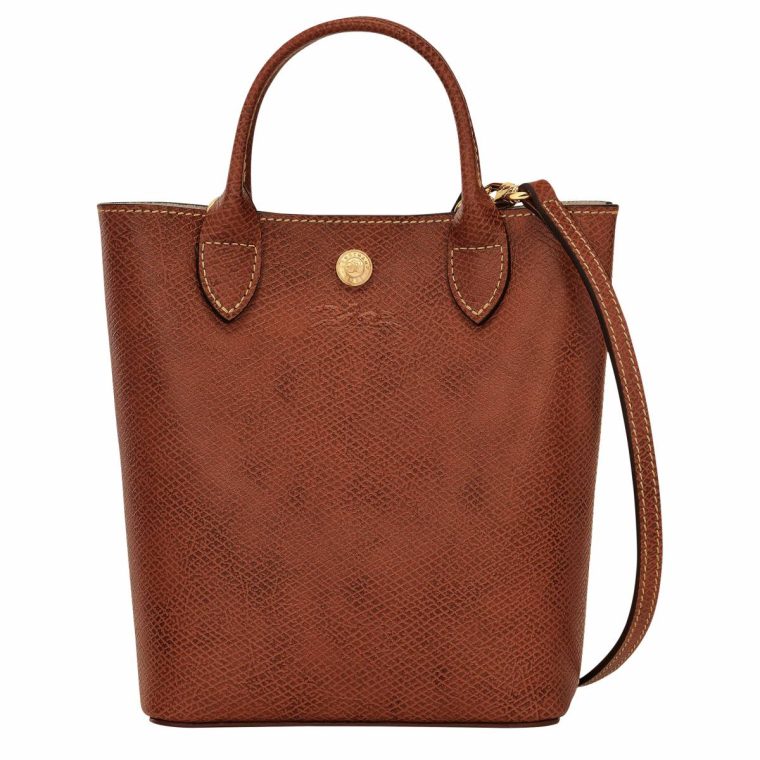 Longchamp Leather Bags Épure Xs Tote Bag Brown - Leather Women Brown