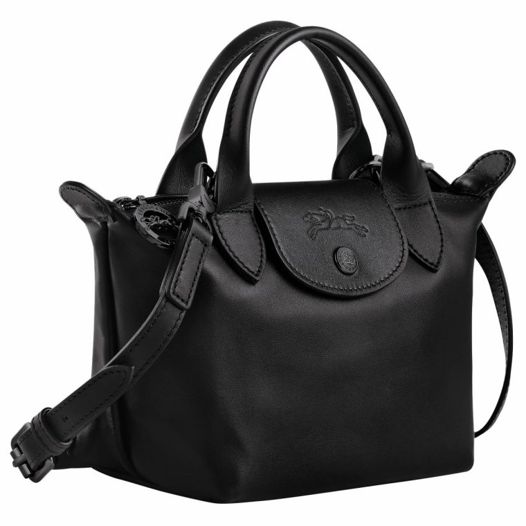 Longchamp Leather Bags Le Pliage Xtra Xs Handbag Black - Leather Women Black - Image 3