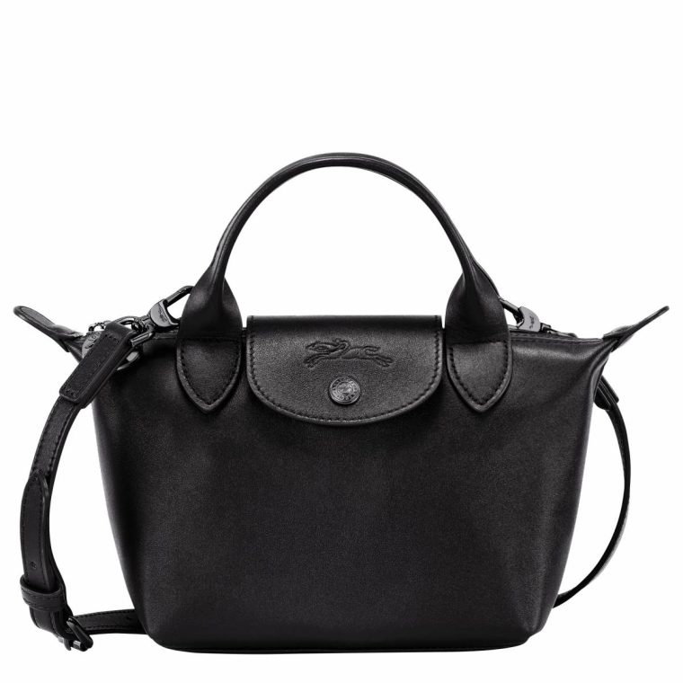 Longchamp Leather Bags Le Pliage Xtra Xs Handbag Black - Leather Women Black