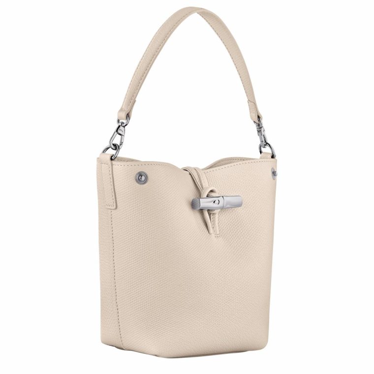 Longchamp Leather Bags Women Paper Le Roseau Xs Bucket Bag Paper - Leather - Image 3
