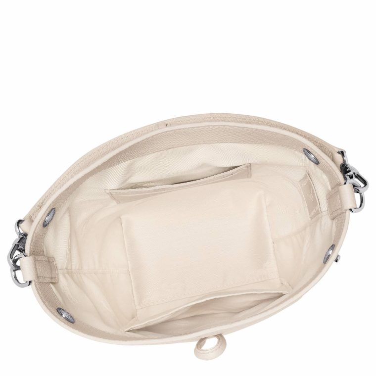 Longchamp Leather Bags Women Paper Le Roseau Xs Bucket Bag Paper - Leather - Image 5