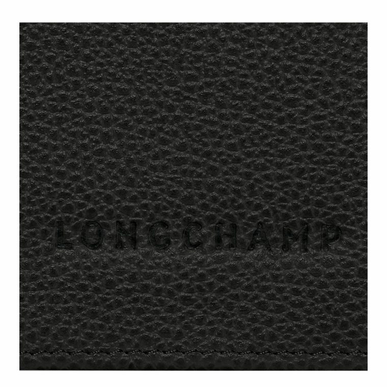 Longchamp Leather Wallets Women Black Le Foulonné Continental Wallet Black - Leather - Image 4