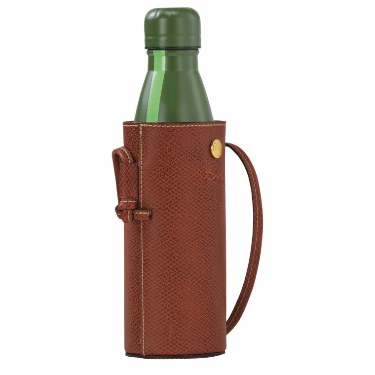 Longchamp Pouches & Cases Women Épure Bottle Holder Brown - Leather Brown - Image 3