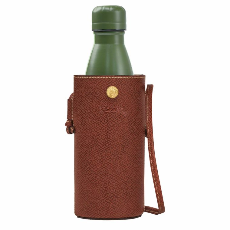Longchamp Pouches & Cases Women Épure Bottle Holder Brown - Leather Brown