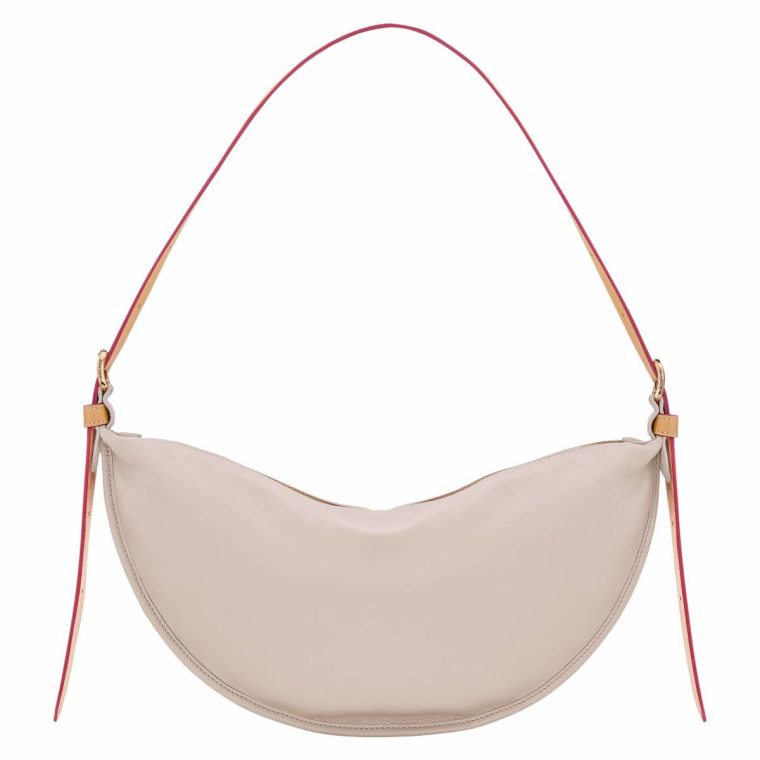 Longchamp Smoothie M Crossbody Bag Clay - Leather Leather Bags Clay Women - Image 3