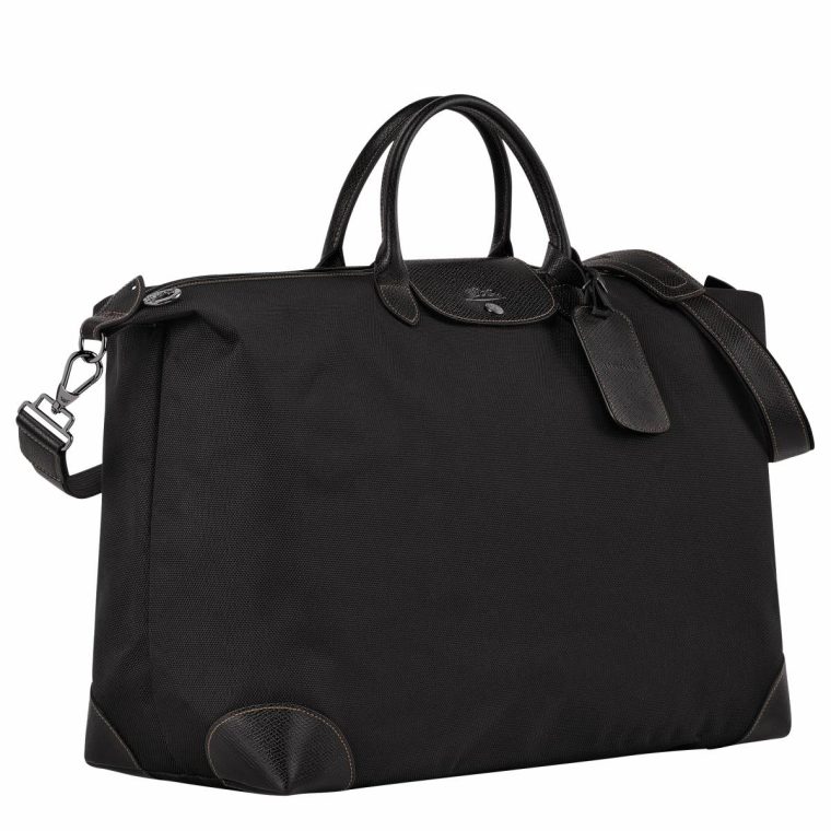 Longchamp Travel Bags Black Boxford Xl Travel Bag Black - Recycled Canvas Women - Image 2