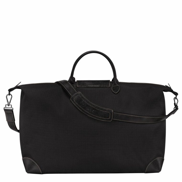 Longchamp Travel Bags Black Boxford Xl Travel Bag Black - Recycled Canvas Women - Image 3
