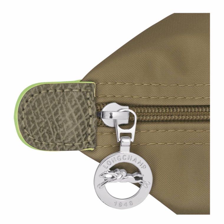 Longchamp Women Artichoke Le Pliage Green L Tote Bag Artichoke - Recycled Canvas Shoulder Bags - Image 4