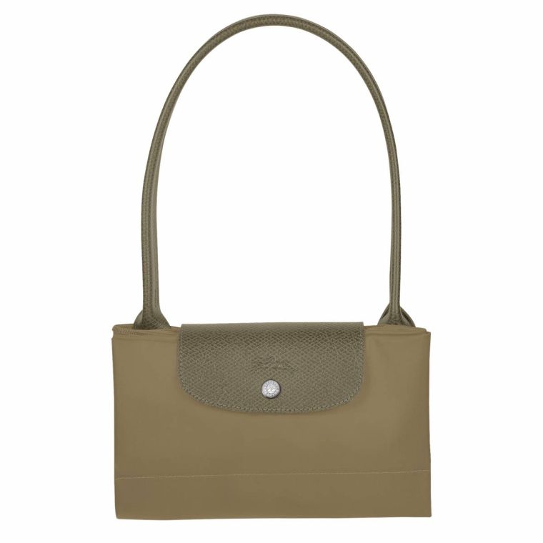 Longchamp Women Artichoke Le Pliage Green L Tote Bag Artichoke - Recycled Canvas Shoulder Bags - Image 5