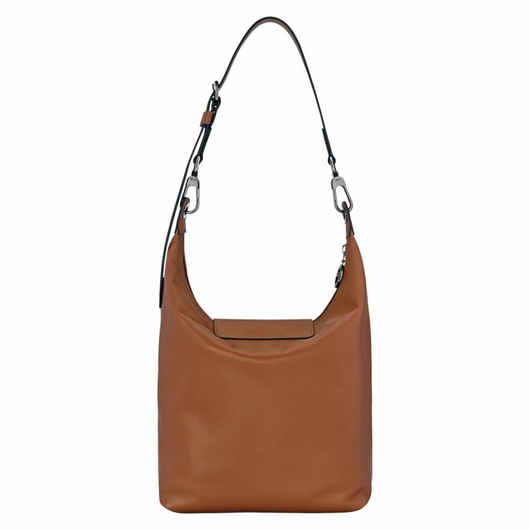 Longchamp Women Cognac Leather Bags Le Pliage Xtra M Shoulder Bag Cognac - Leather - Image 4