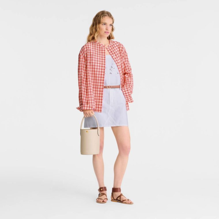 Longchamp Women Épure S Bucket Bag Paper - Leather Leather Bags Paper - Image 2