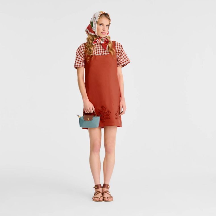 Longchamp Women Eucalyptus Le Pliage Original Pouch With Handle Eucalyptus - Recycled Canvas Pouches & Cases