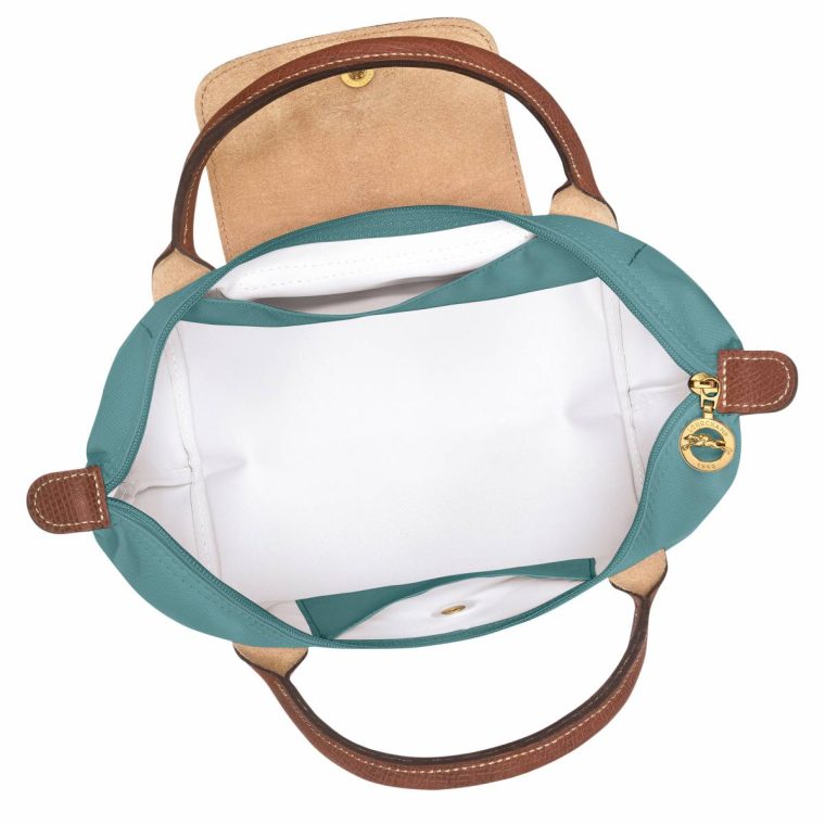 Longchamp Women Handbags Le Pliage Original S Handbag Eucalyptus - Recycled Canvas Eucalyptus - Image 4
