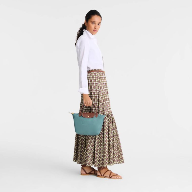 Longchamp Women Handbags Le Pliage Original S Handbag Eucalyptus - Recycled Canvas Eucalyptus