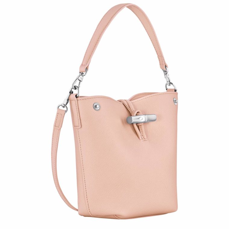 Longchamp Women Le Roseau Xs Bucket Bag Ballerina - Leather Ballerina Leather Bags - Image 3