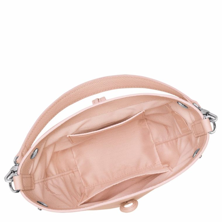 Longchamp Women Le Roseau Xs Bucket Bag Ballerina - Leather Ballerina Leather Bags - Image 5
