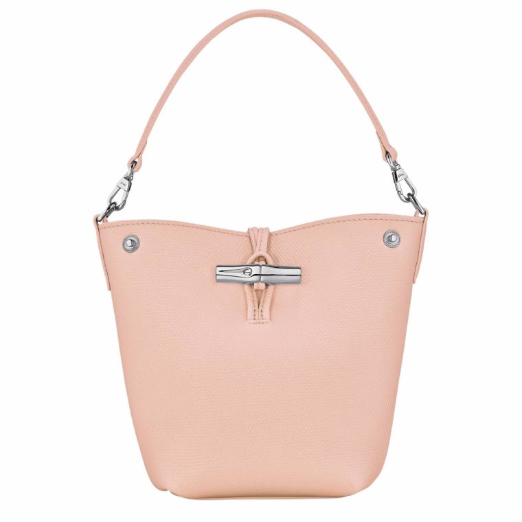 Longchamp Women Le Roseau Xs Bucket Bag Ballerina - Leather Ballerina Leather Bags