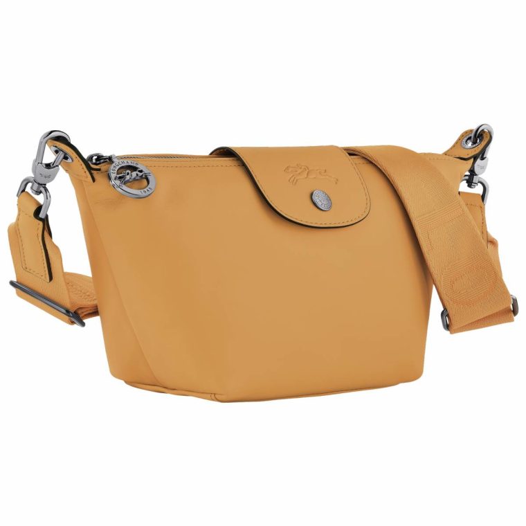 Longchamp Women Leather Bags Le Pliage Xtra Xs Crossbody Bag Honey - Leather Honey - Image 3
