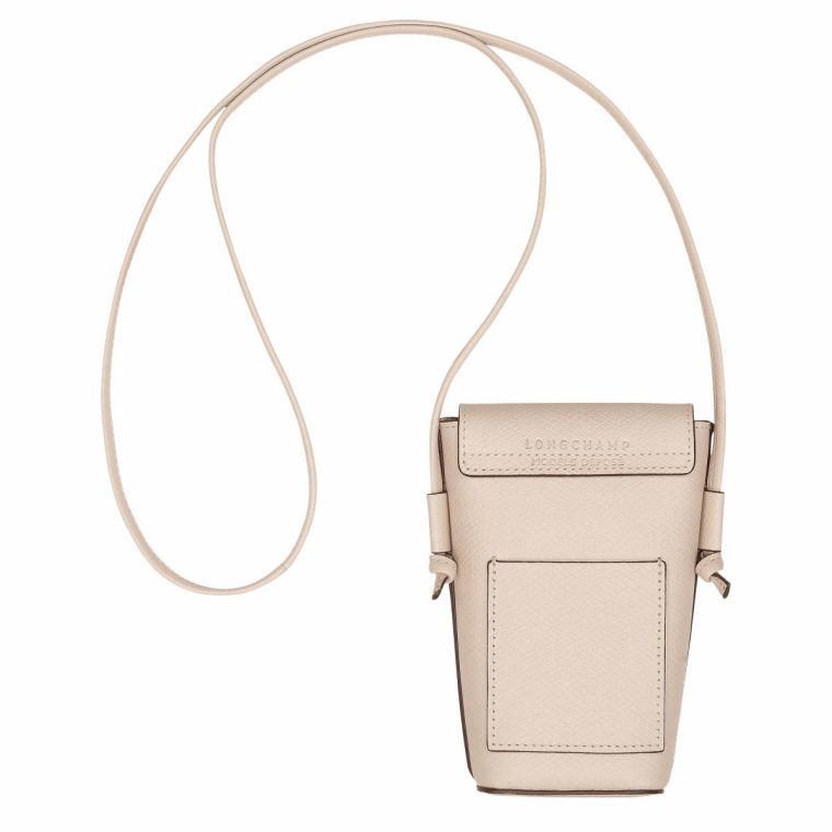 Longchamp Women Phone Cases Paper Épure Phone Case With Leather Lace Paper - Leather - Image 4