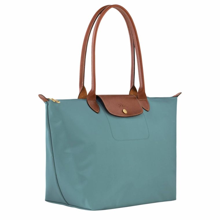 Longchamp Women Shoulder Bags Le Pliage Original L Tote Bag Eucalyptus - Recycled Canvas Eucalyptus