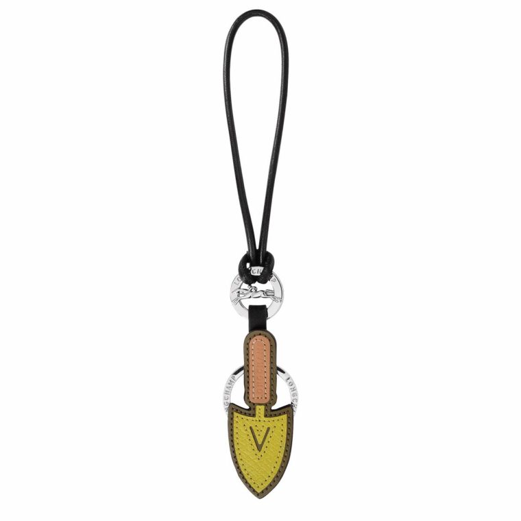Longcharm Keyring Kiwi Green - Leather Women Longchamp Keyrings Kiwi Green