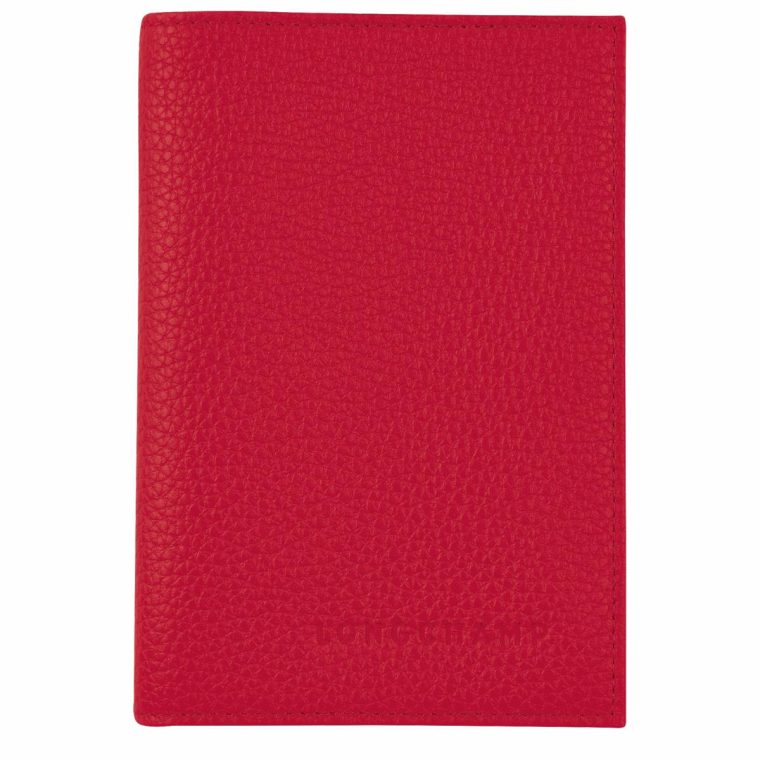 Love Women Le Foulonné Passport Cover Love - Leather Longchamp Pouches & Cases