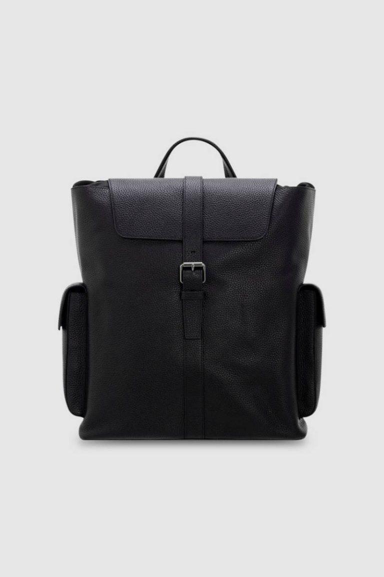 Marcus Backpack Black Men Oroton Backpacks