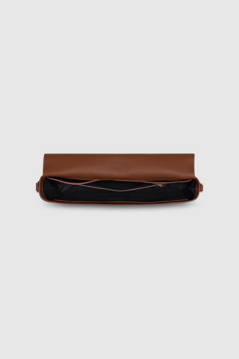 Marcus Satchel Work Dark Whiskey Men Oroton - Image 2