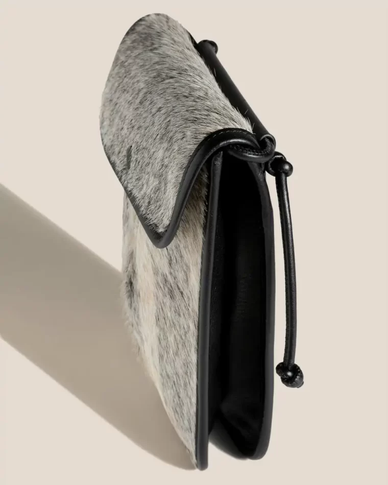 Marl Dark Brown Crossbody Bags Terra Calf Hair - Square-Flat Crossbody Bag Hereu Women - Image 4