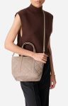Mastic Vanessa Bruno Quilted Matte Leather S Zipped Cabas Tote Hand Or Crossbody Carry, Zip Closure Women Quilted Tote Bags - Image 2