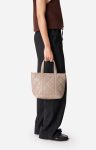 Mastic Vanessa Bruno Quilted Matte Leather S Zipped Cabas Tote Hand Or Crossbody Carry, Zip Closure Women Quilted Tote Bags - Image 3