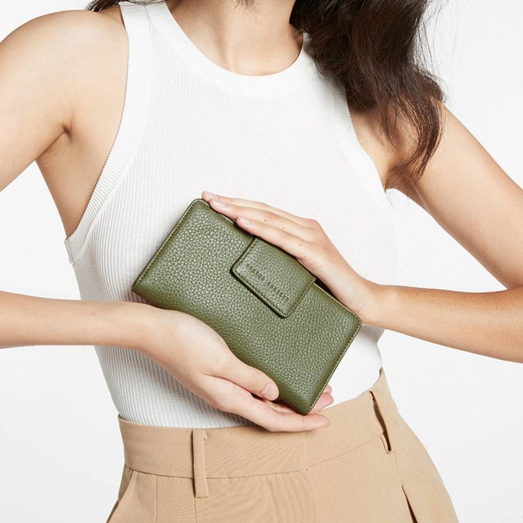 Medium Khaki Women Status Anxiety Ruins Wallet - Khaki - Image 5