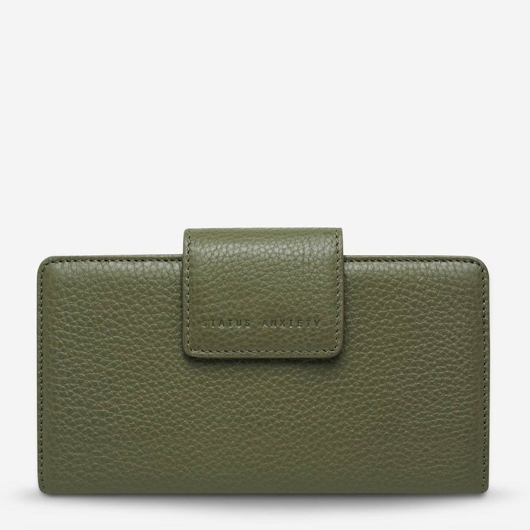 Medium Khaki Women Status Anxiety Ruins Wallet - Khaki