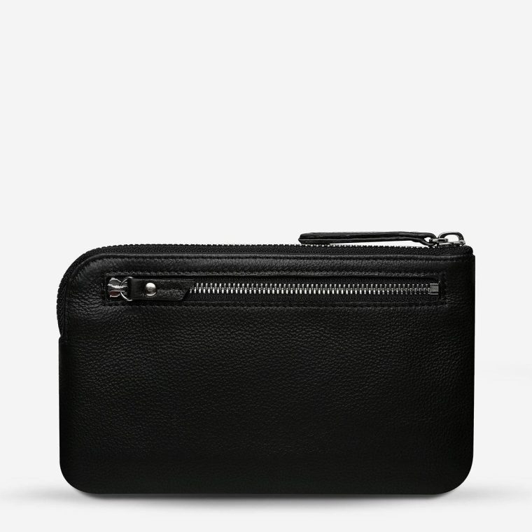 Medium Women Black Status Anxiety Smoke And Mirrors Wallet - Black - Image 2
