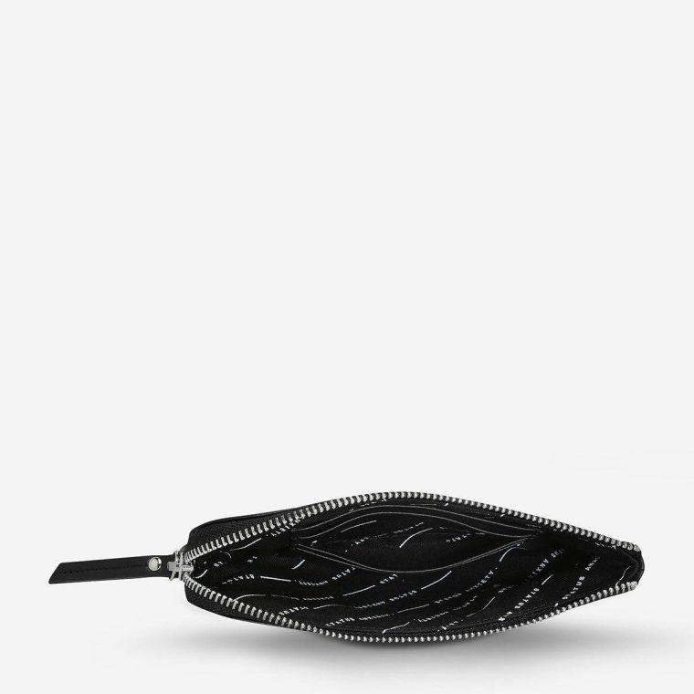 Medium Women Black Status Anxiety Smoke And Mirrors Wallet - Black - Image 4